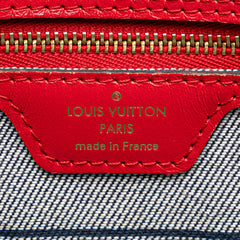 Monogram Denim Patchwork Neverfull MM