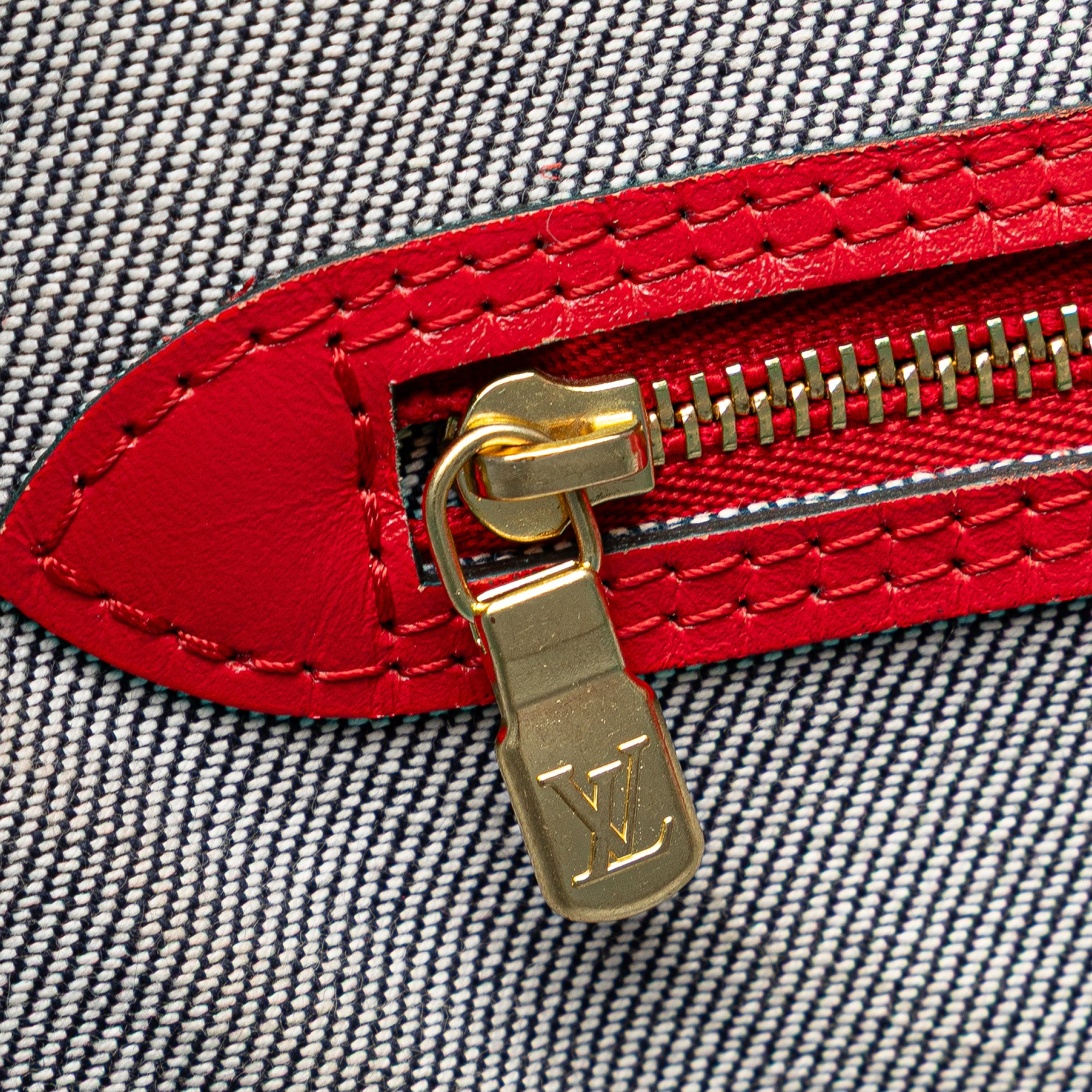 Monogram Denim Patchwork Neverfull MM