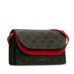 Triomphe Wallet On Strap