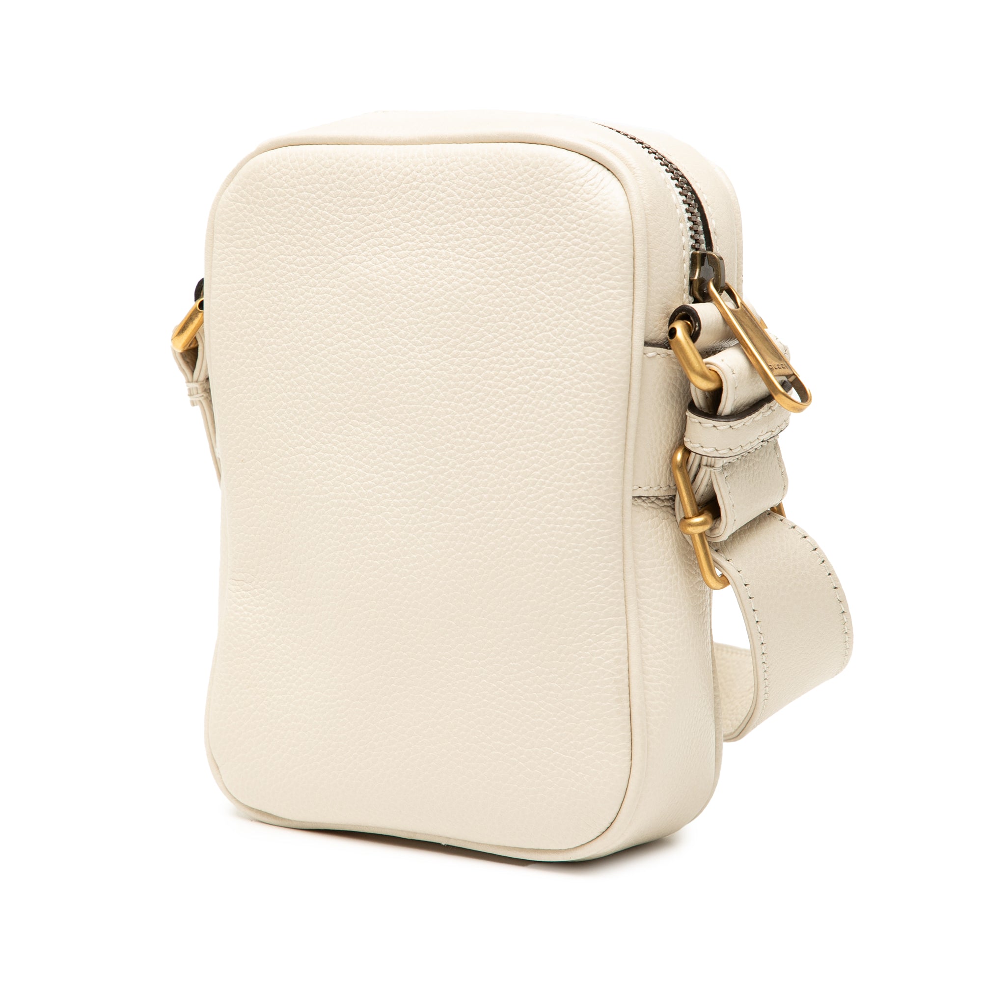 Mini Grained Calfskin Logo Crossbody