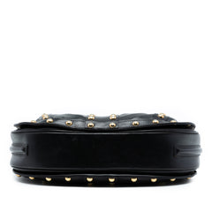 Studded Leather Shoulder Bag