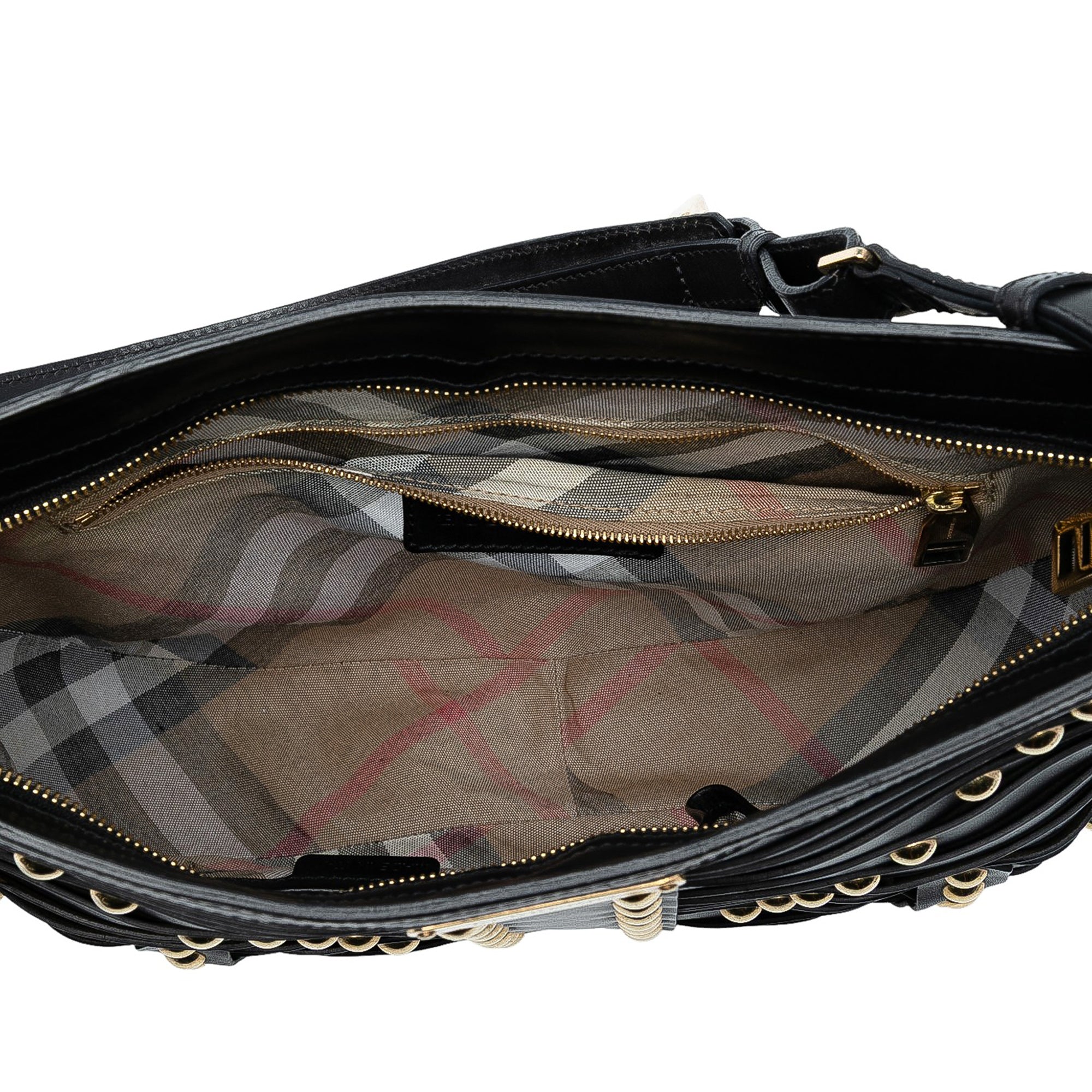 Studded Leather Shoulder Bag