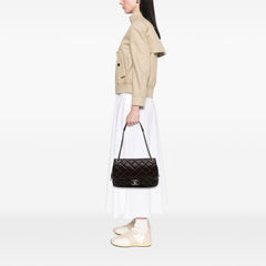 Jumbo Quilted Aged Calfskin New Portobello Flap