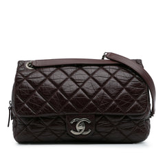 Jumbo Quilted Aged Calfskin New Portobello Flap