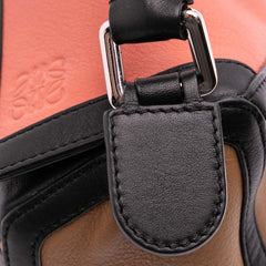 Small Calfskin Graphic Puzzle Satchel