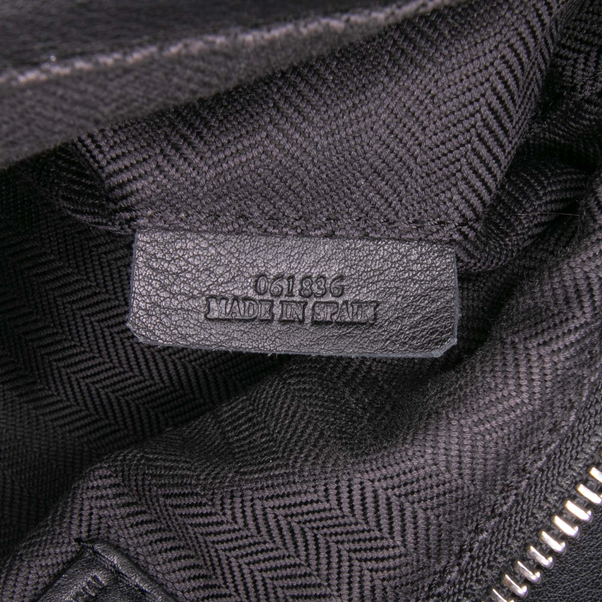 Small Calfskin Graphic Puzzle Satchel