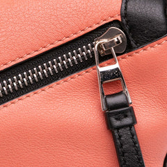 Small Calfskin Graphic Puzzle Satchel