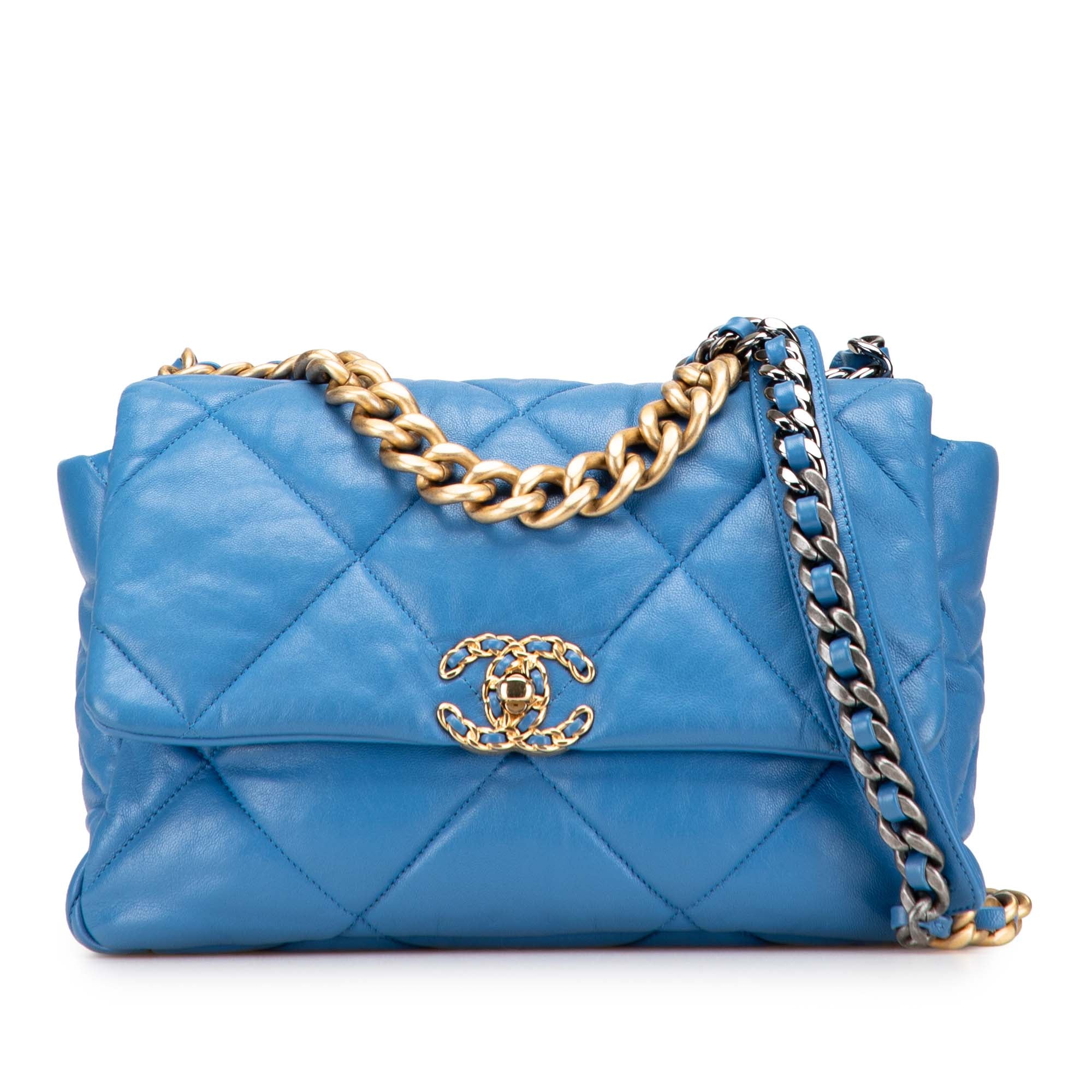 Large Lambskin 19 Flap
