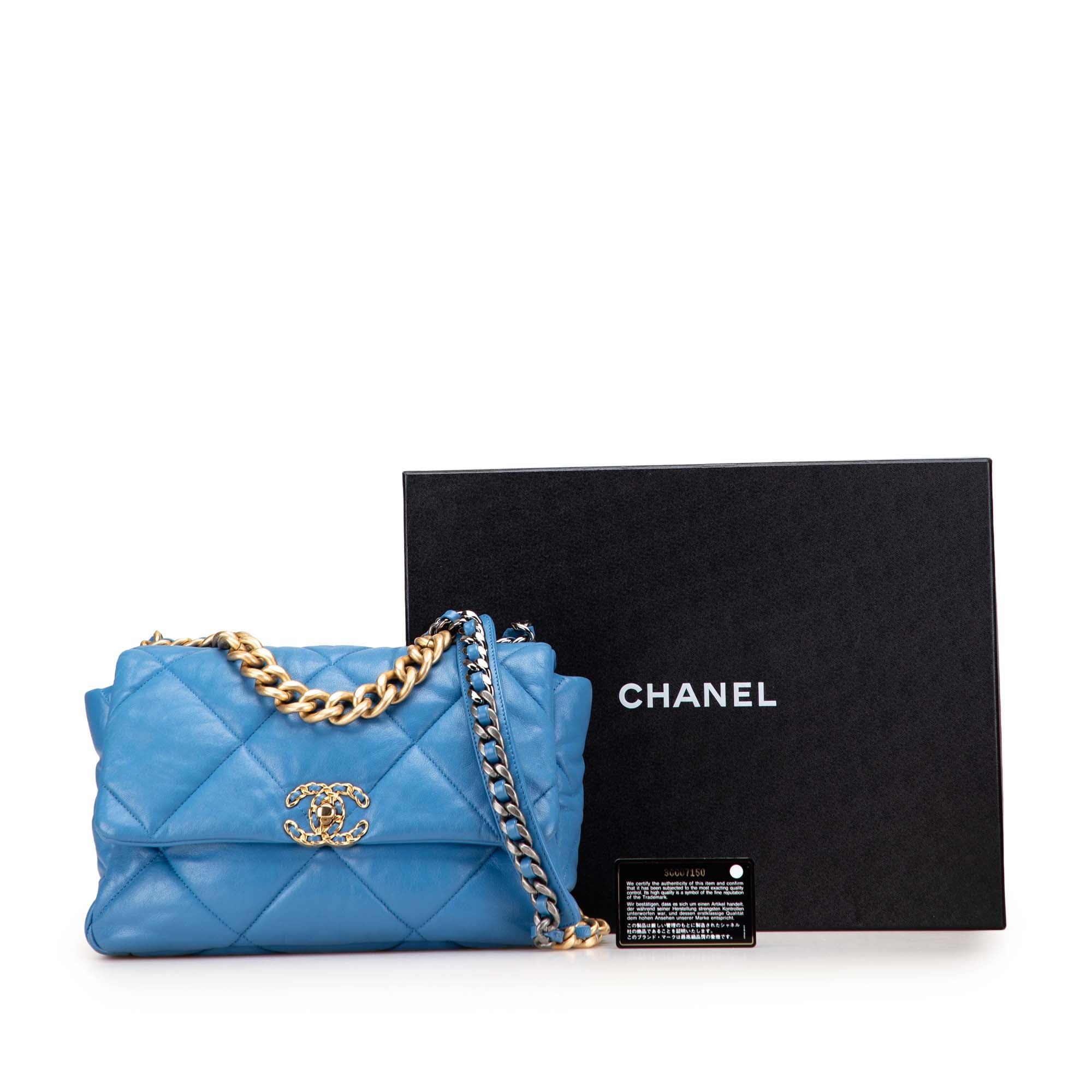 Large Lambskin 19 Flap