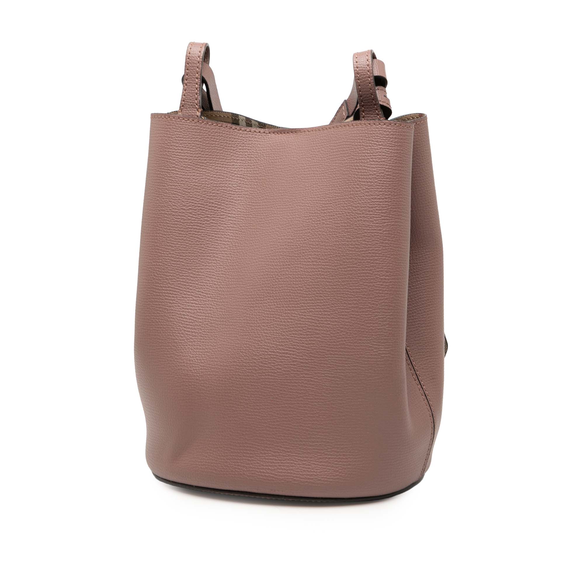 Leather Lorne Bucket Bag