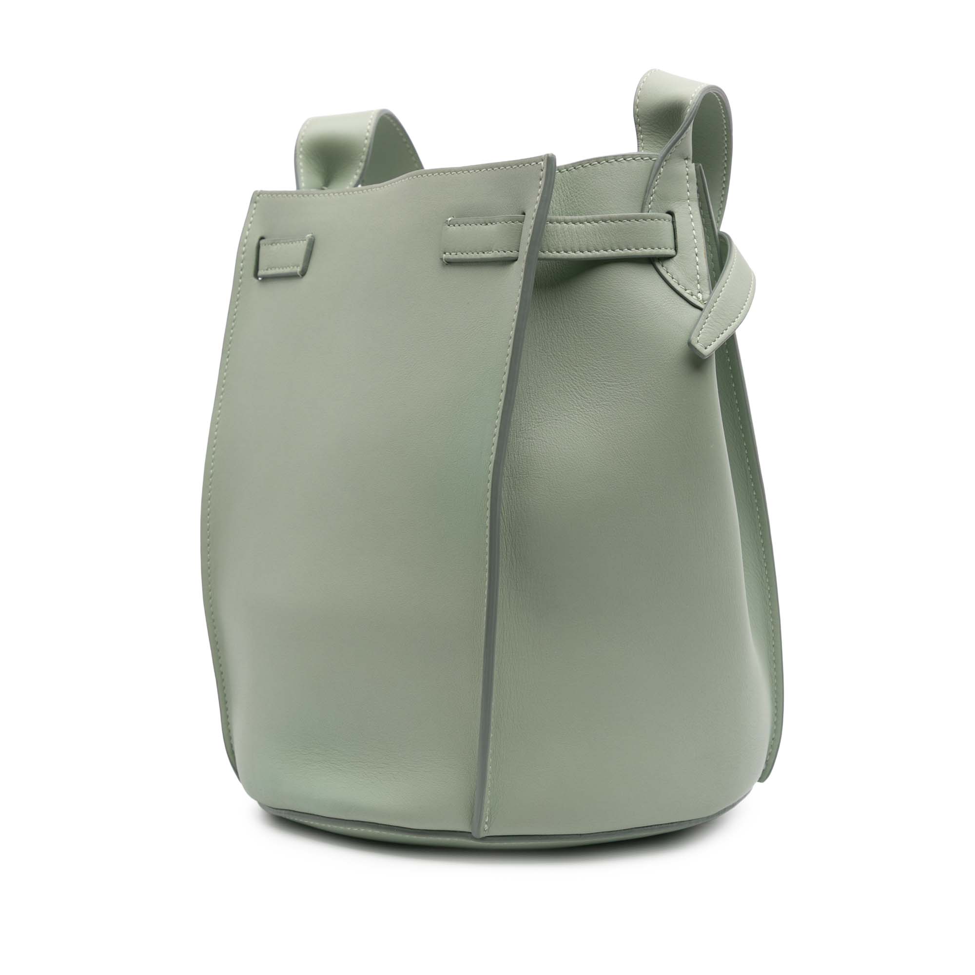 Leather Big Bag Bucket Crossbody