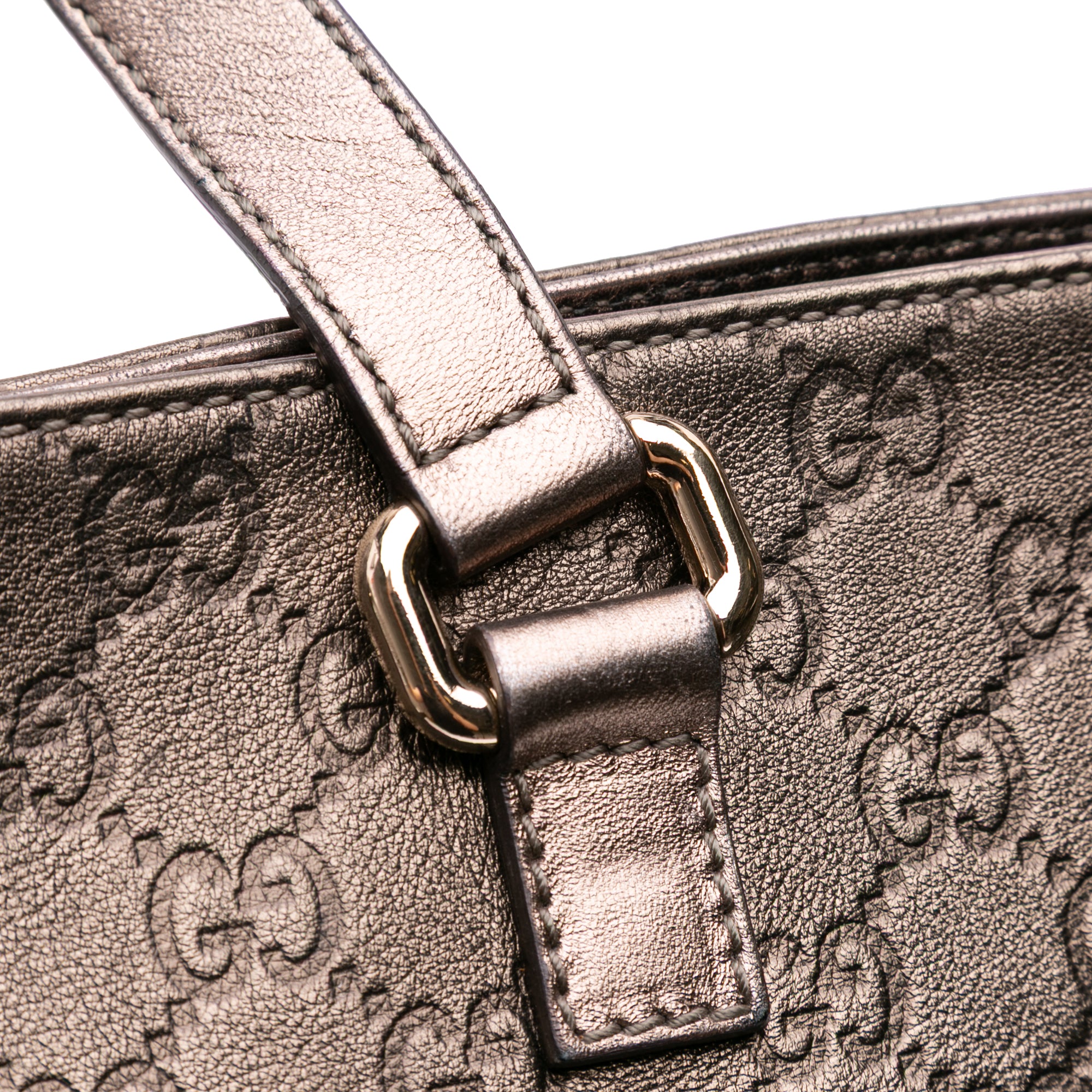 Metallic Guccissima Tote