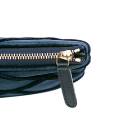 Medium CC Quilted Velvet O Case Clutch