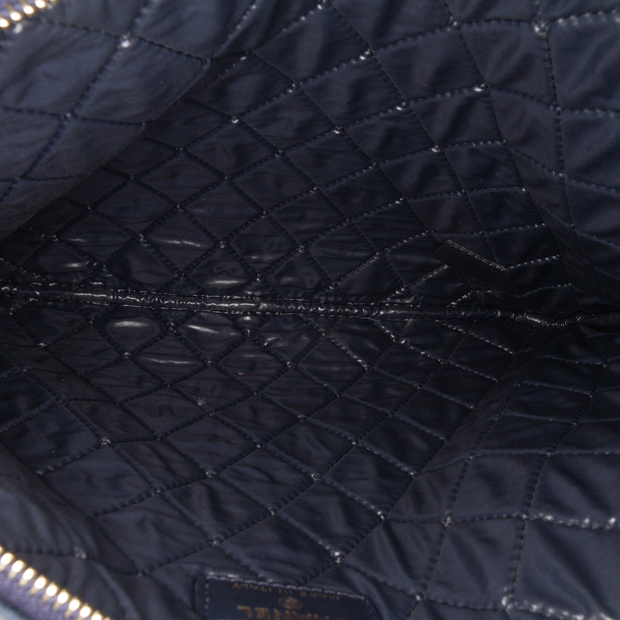 Medium CC Quilted Velvet O Case Clutch