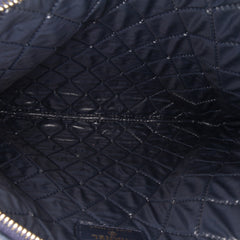 Medium CC Quilted Velvet O Case Clutch