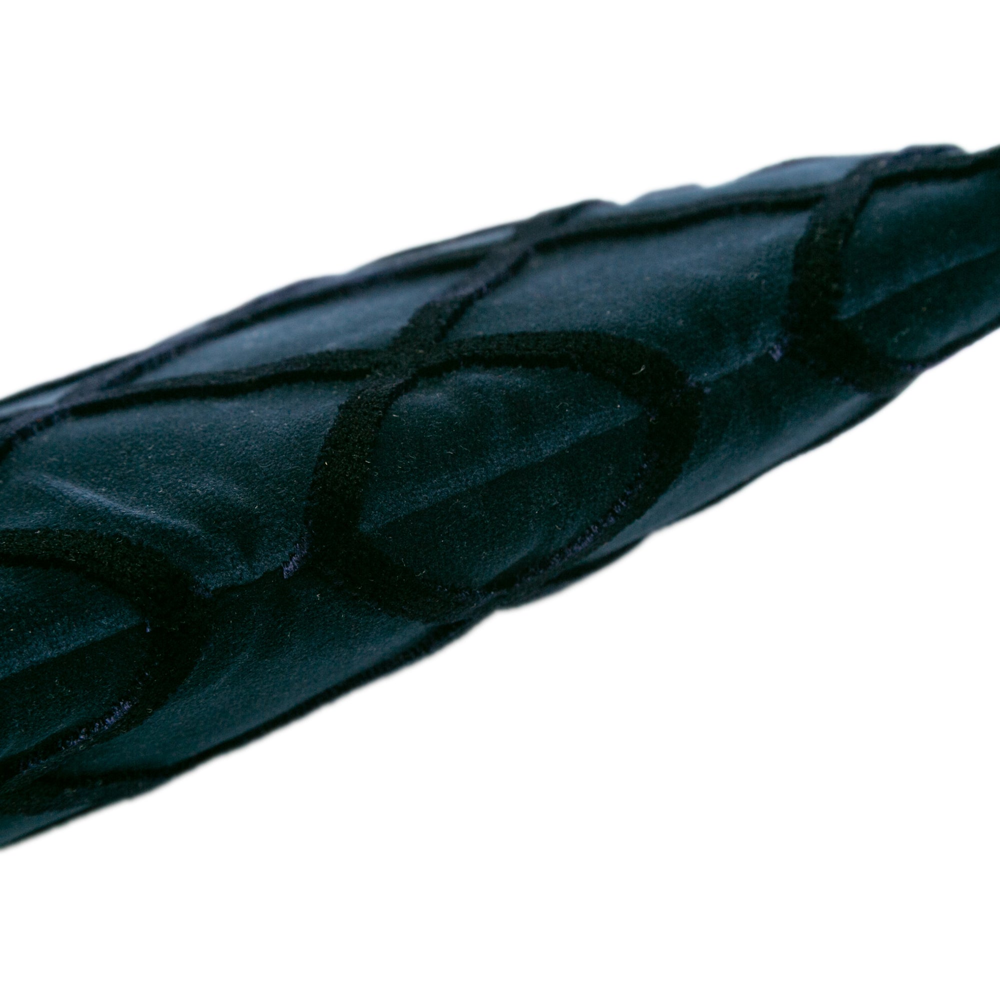 Medium CC Quilted Velvet O Case Clutch