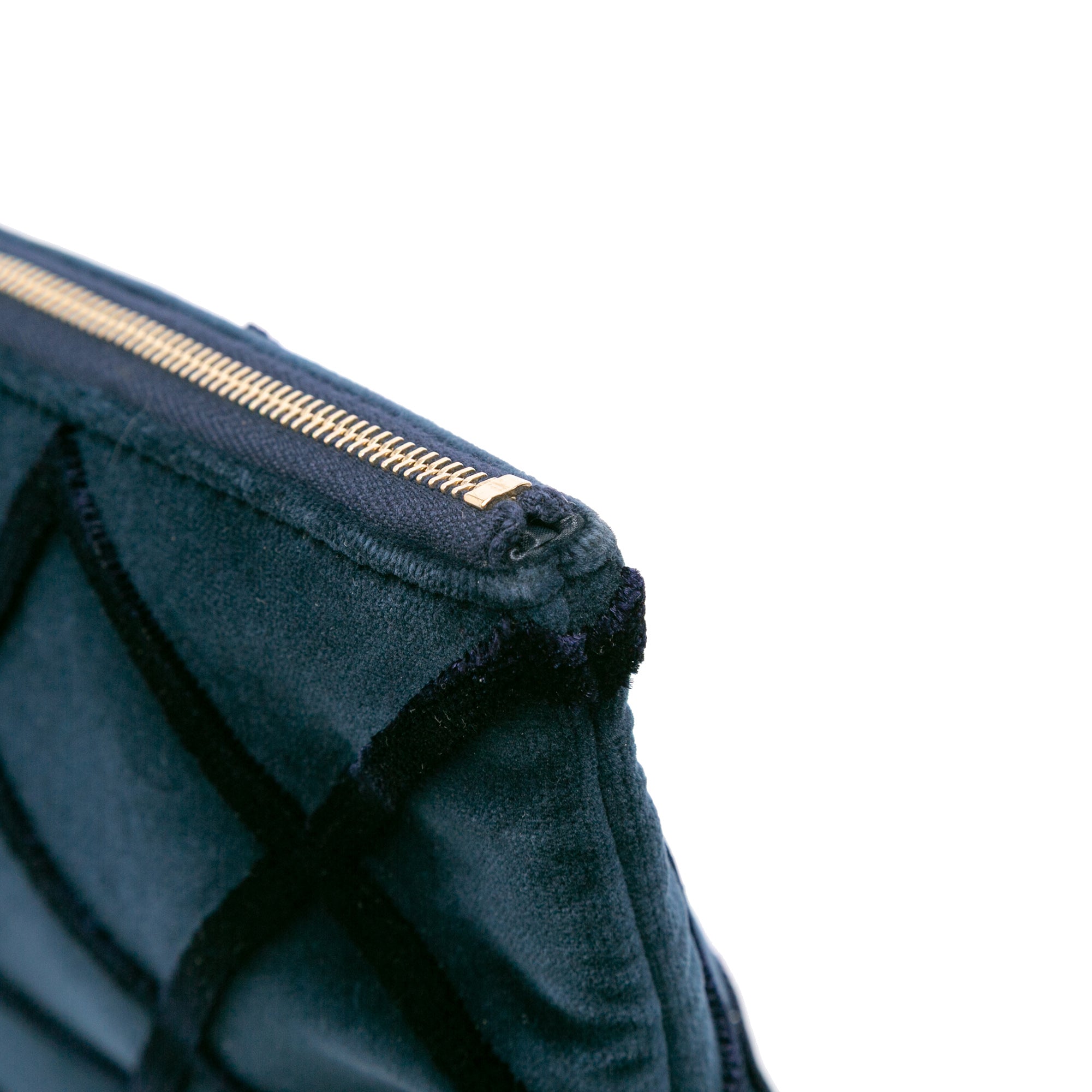 Medium CC Quilted Velvet O Case Clutch