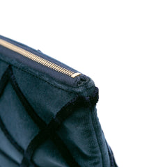 Medium CC Quilted Velvet O Case Clutch