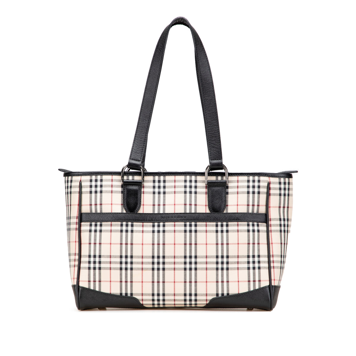 House Check Canvas Tote