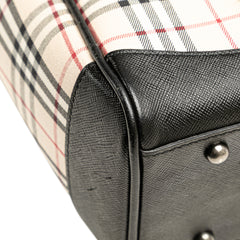 House Check Canvas Tote