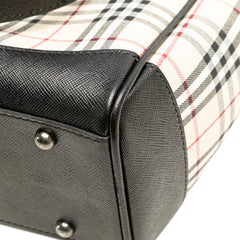 House Check Canvas Tote
