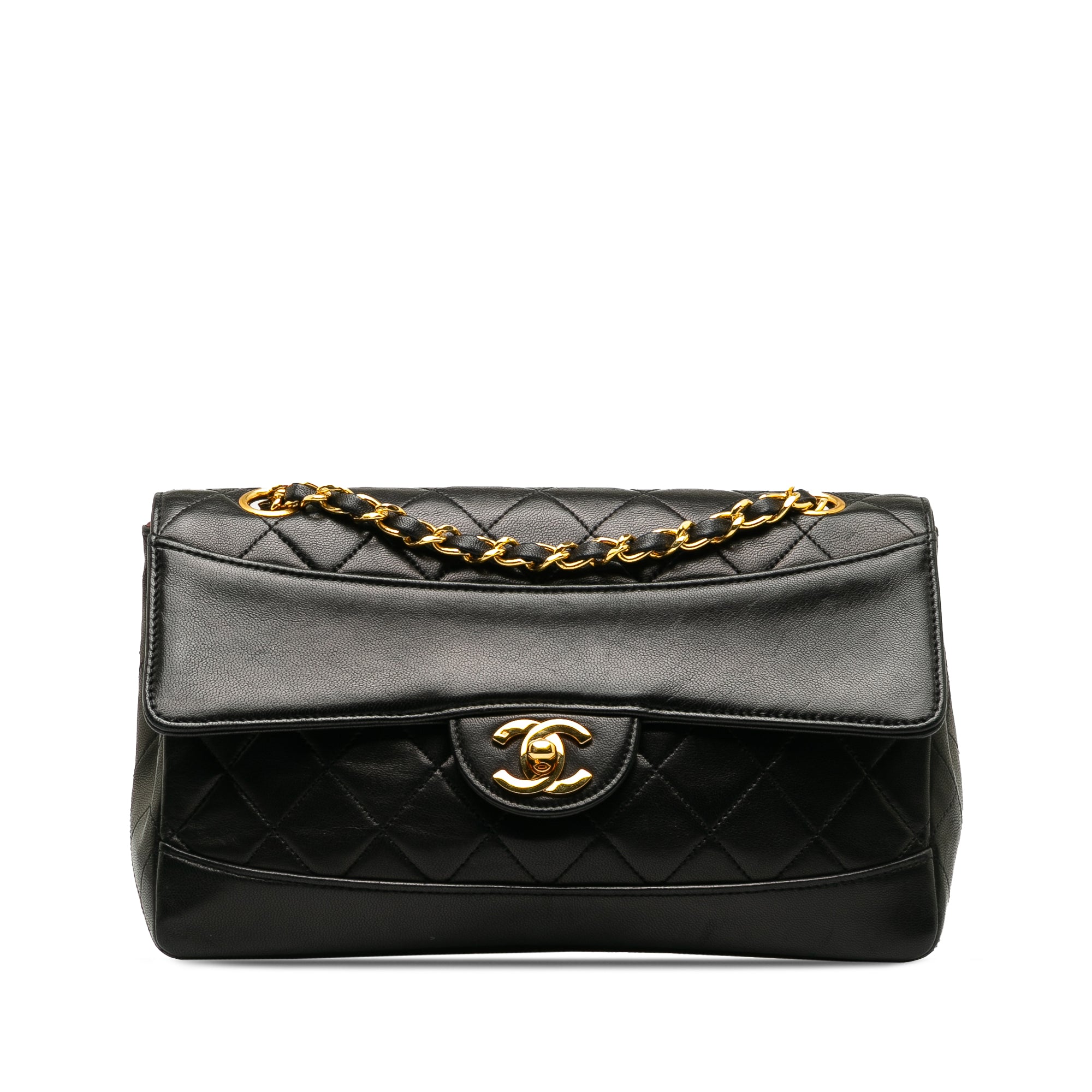 CC Matelasse Lambskin Flap Crossbody Bag