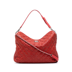 Quilted Caviar French Riviera Hobo
