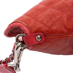 Quilted Caviar French Riviera Hobo