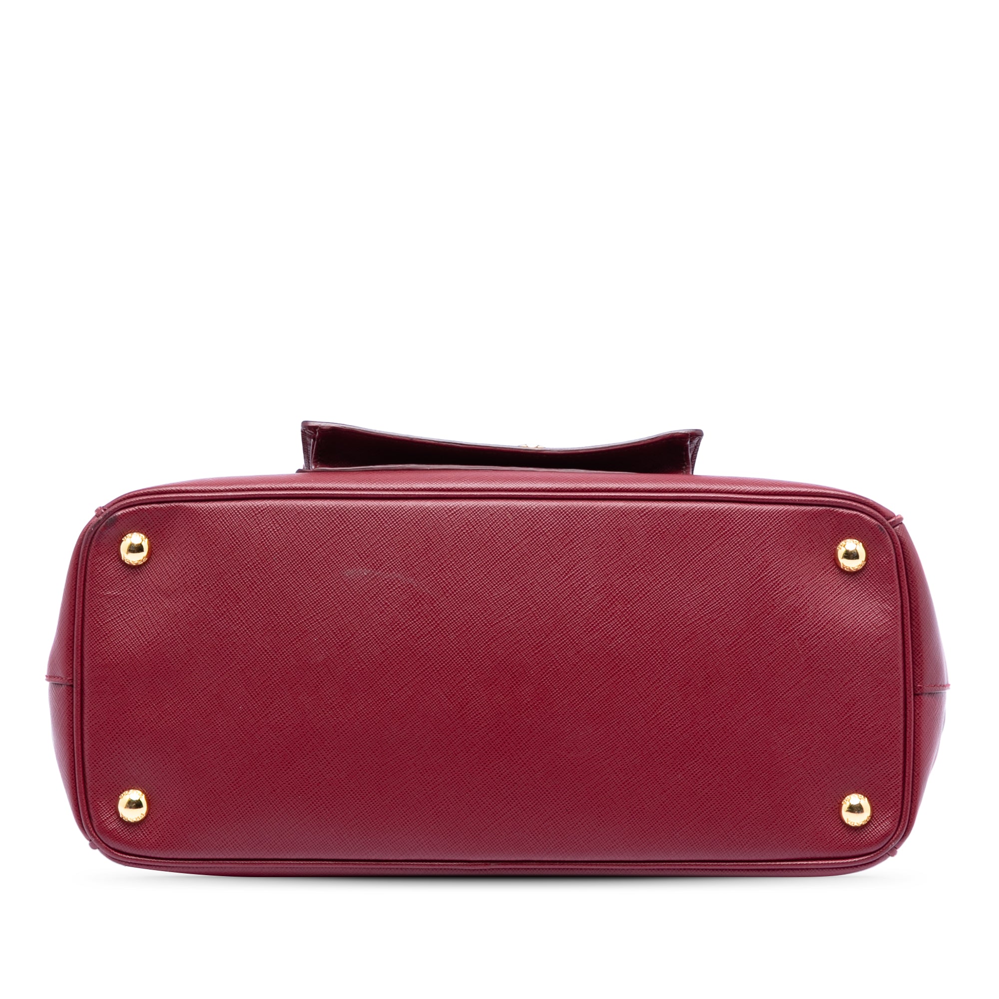 Saffiano Lux Galleria Double Zip Front Pocket Satchel