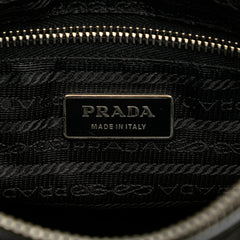 Saffiano Trimmed Tessuto Crossbody