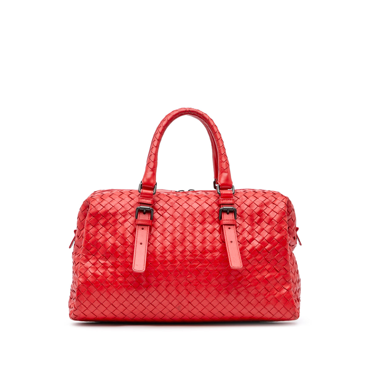 Nappa Intrecciato Boston Bag