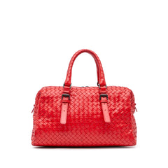 Nappa Intrecciato Boston Bag