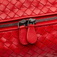Nappa Intrecciato Boston Bag