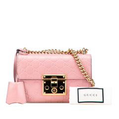 Small Guccissima Padlock Crossbody