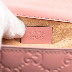 Small Guccissima Padlock Crossbody