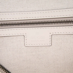 Medium Calfskin Web Bauletto Top Handle Bag