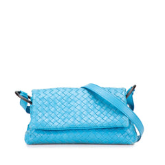 Nappa Intrecciato Flap Crossbody