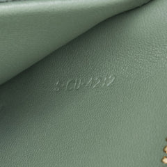 Shiny Calfskin Triomphe Besace Clea Chain Crossbody