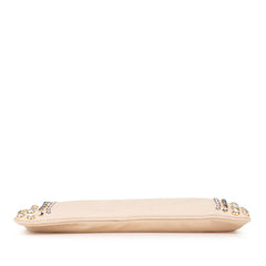 Canvas Canapa Studded Vernice Clutch