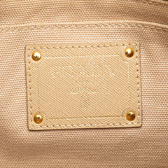 Canvas Canapa Studded Vernice Clutch