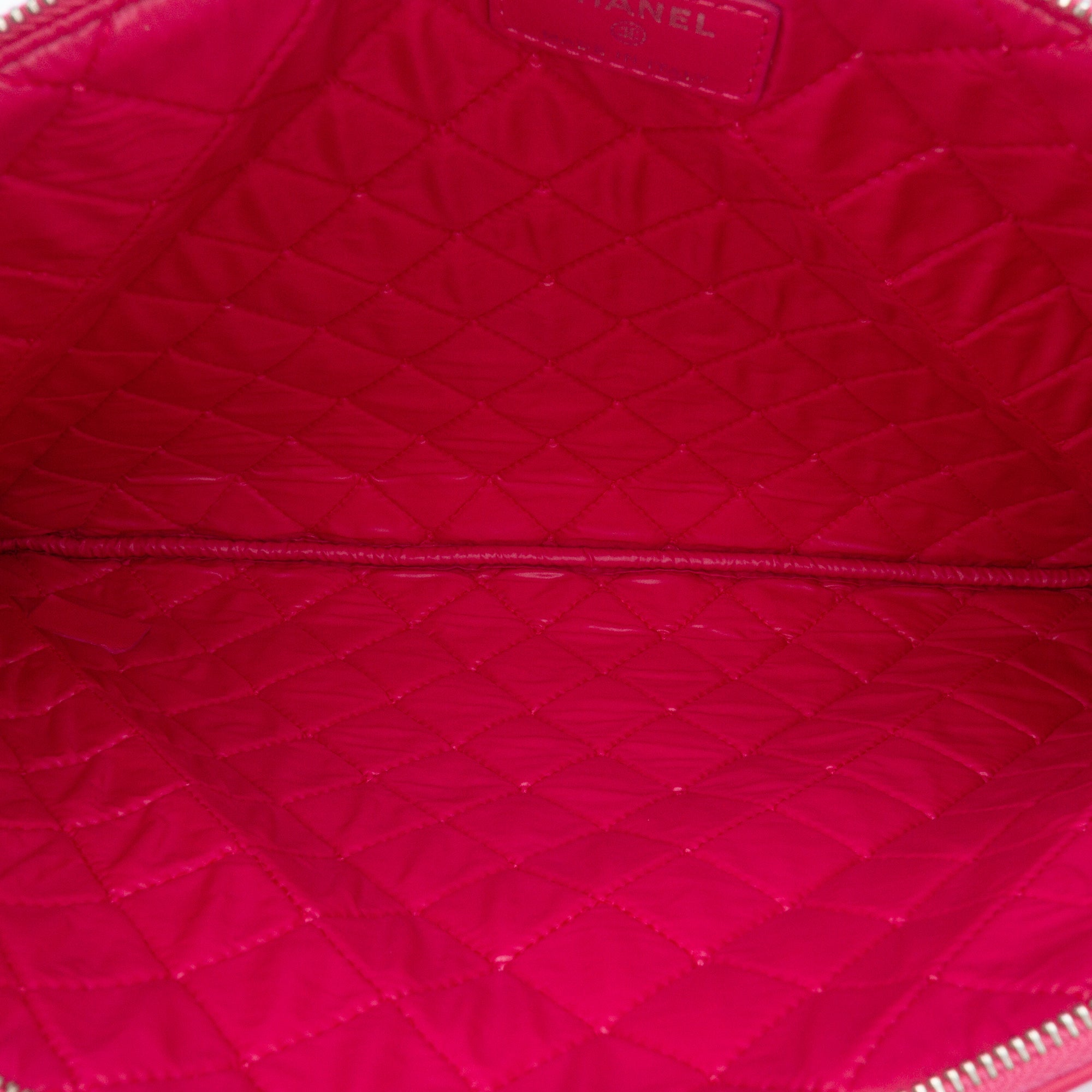 Large Quilted Lambskin O Case Clutch