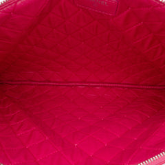 Large Quilted Lambskin O Case Clutch