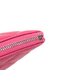 Large Quilted Lambskin O Case Clutch