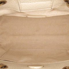 Mini Calfskin Bamboo Shopper Satchel