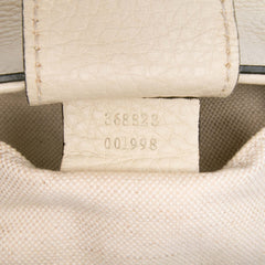 Mini Calfskin Bamboo Shopper Satchel