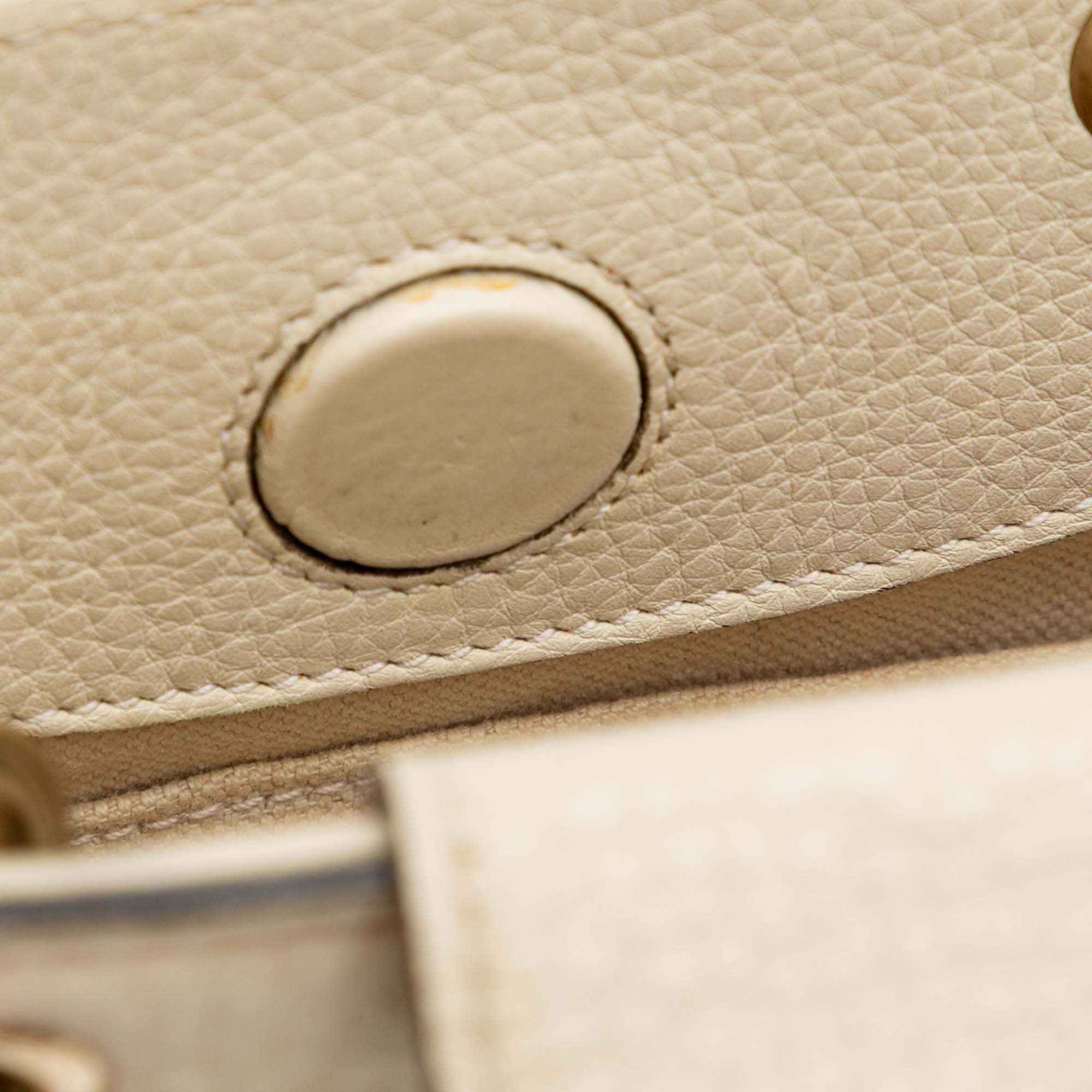 Mini Calfskin Bamboo Shopper Satchel