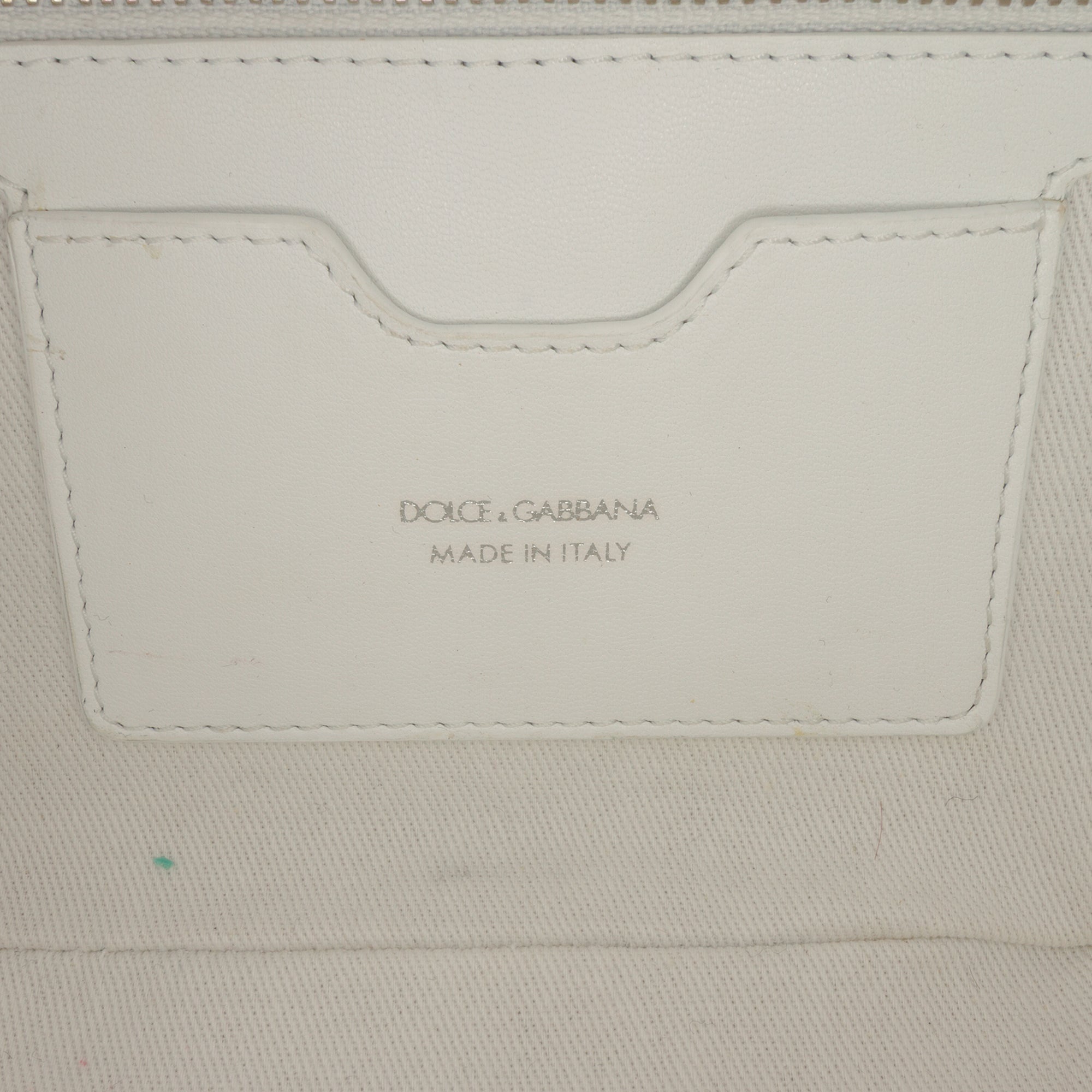 Leather DG Logo Satchel