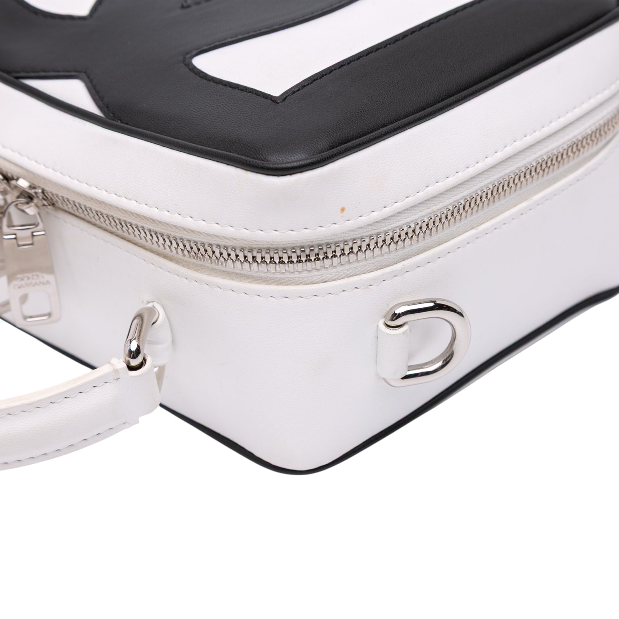 Leather DG Logo Satchel