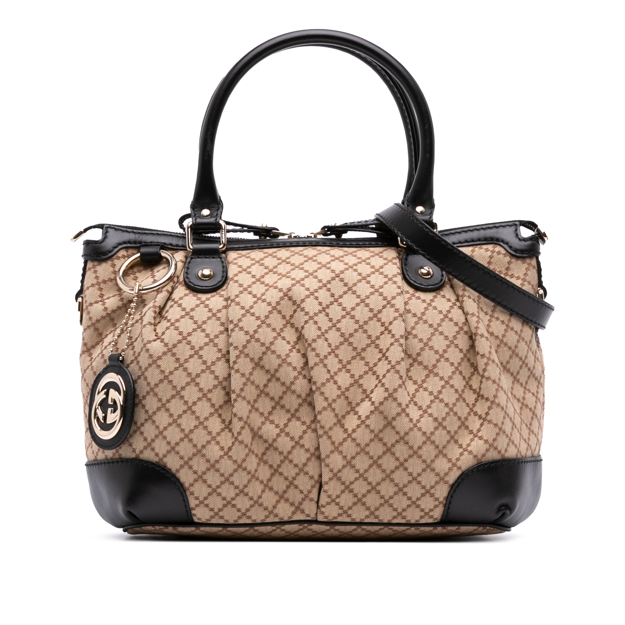 Diamante Canvas Sukey Satchel