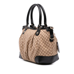 Diamante Canvas Sukey Satchel